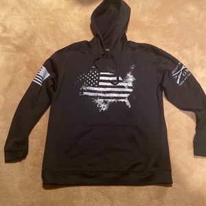 Grunt style hooded sweatshirt Worn 1 time!